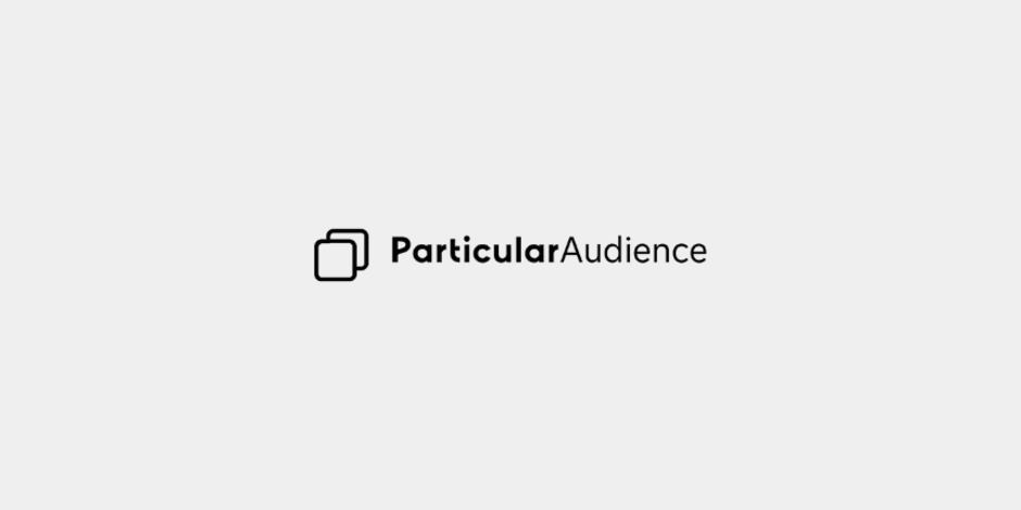 Particular Audience logo for their market leading, ecommerce solution for product discovery