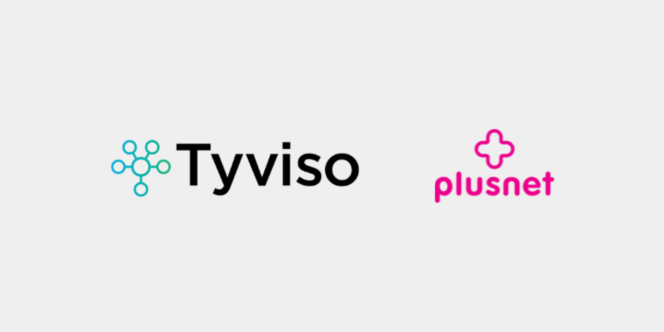 Tyviso Plusnet logo for Plusnet's reduced churn by collaborating with Tyviso' rewards programme
