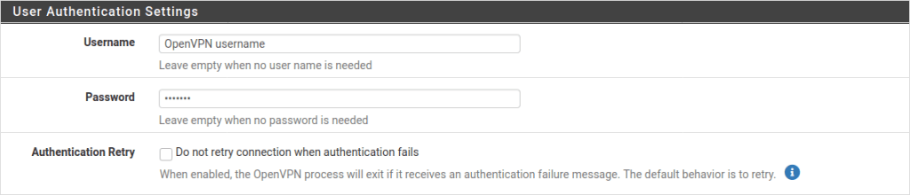 Configure the OpenVPN Client 2
