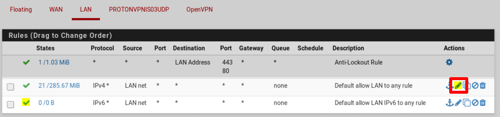 Configure firewall rules 7