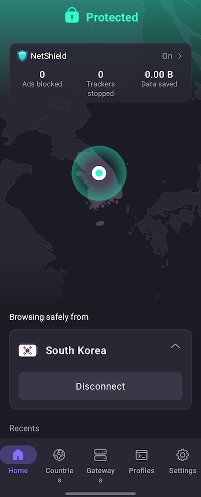 Connect to any server in South Korea