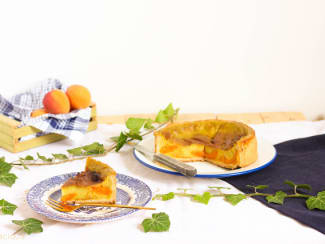 Flan aux abricots