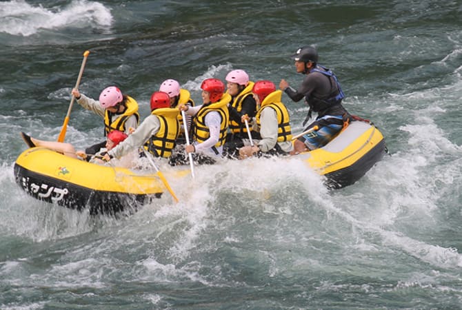 Rafting on the Kuma River