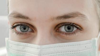 A close up of a nurse