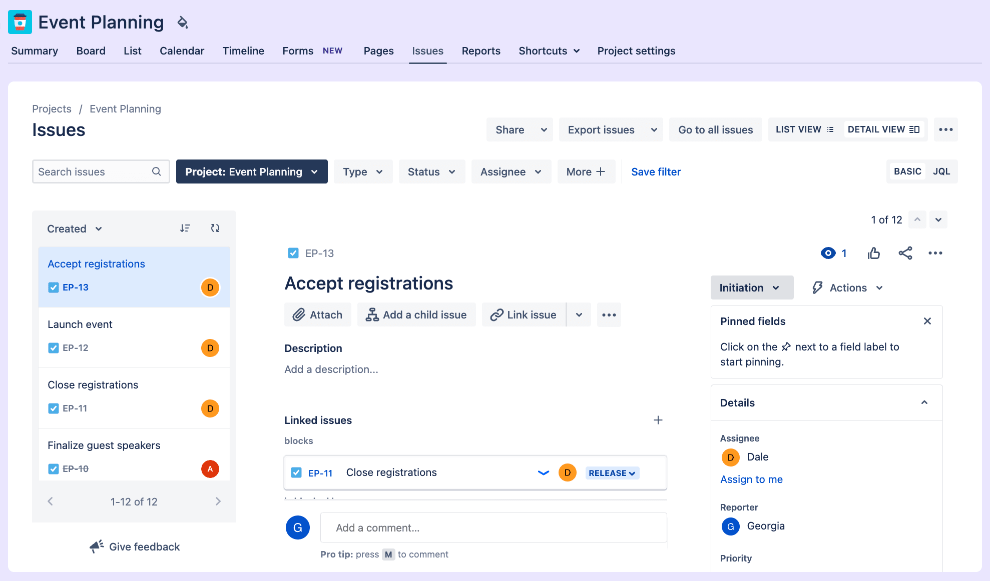 jira business management software