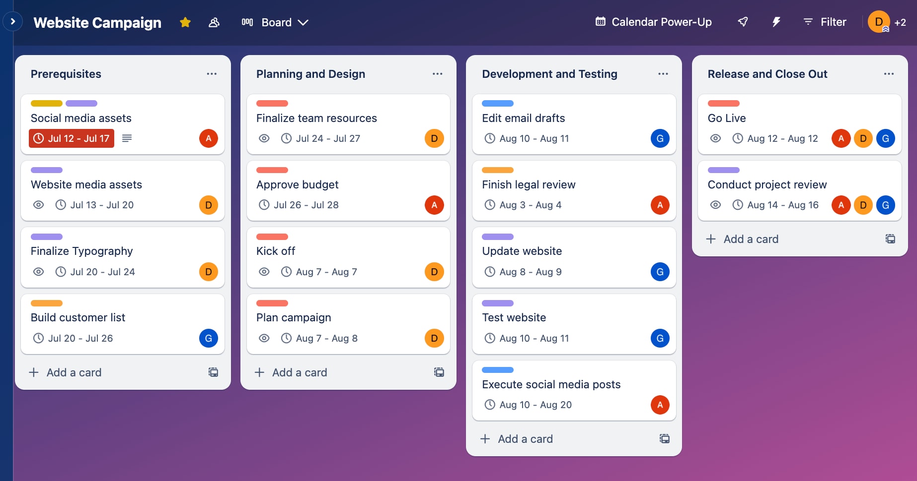 trello business management software