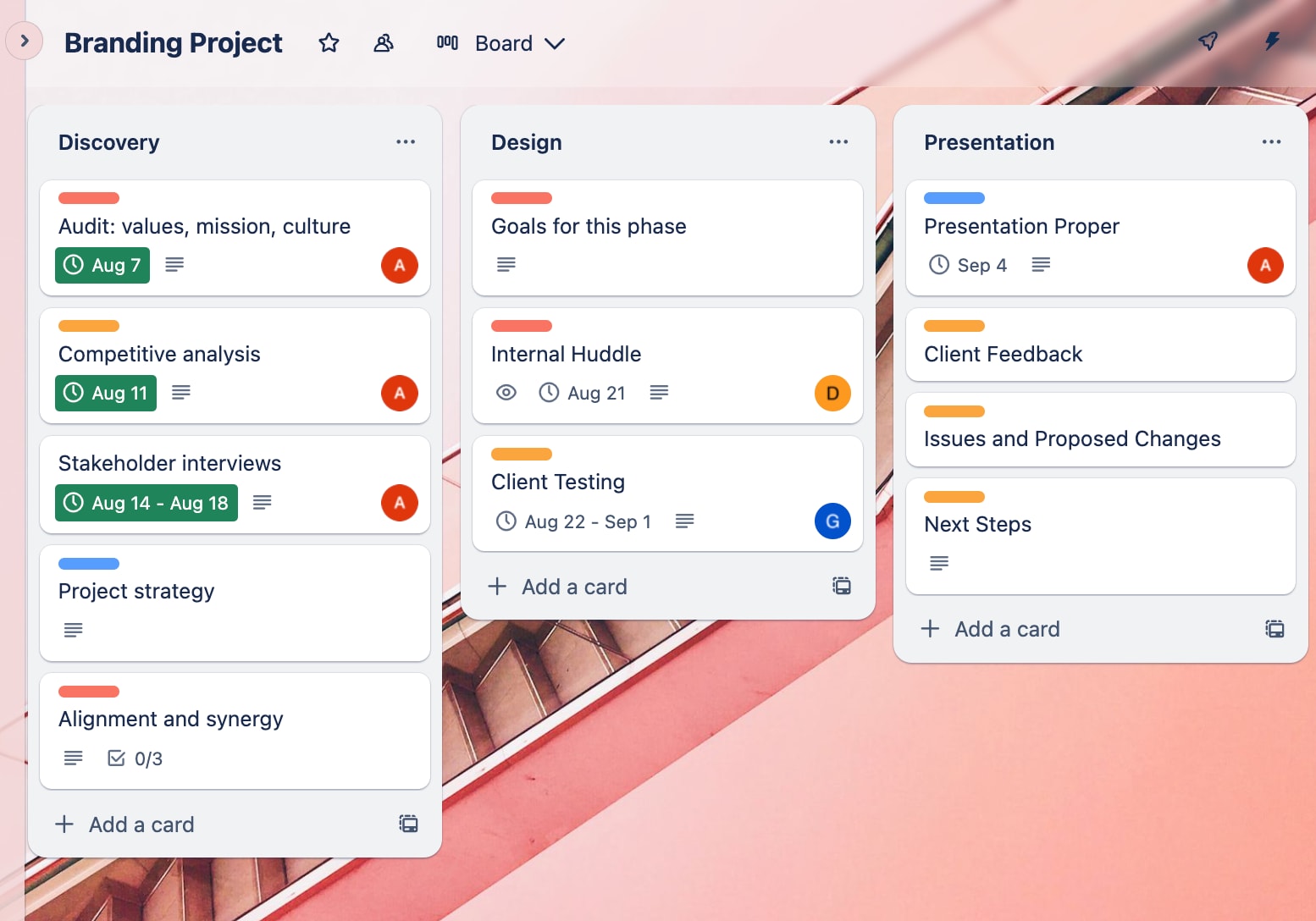 Trello is a visual project management tool that organizes tasks into boards, lists, and cards, making it easy for individuals and teams to track work and collaborate in real time.