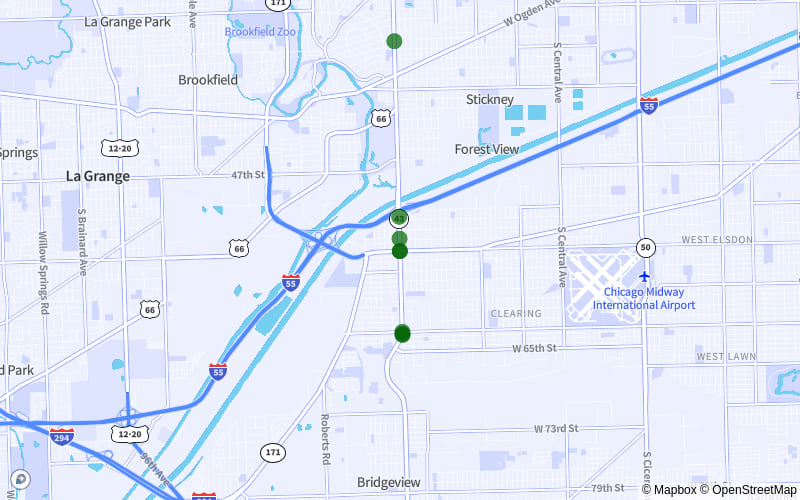 SR-43 Harlem Ave. from W. 34th St. to W. 63rd St.