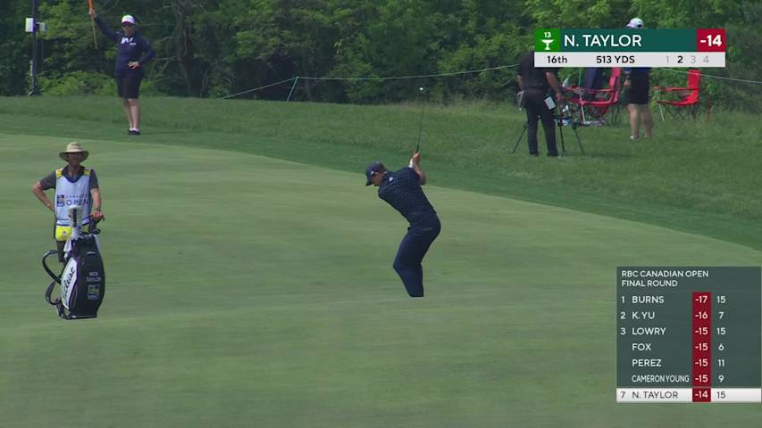 Nick Taylor's beautiful approach sets up short birdie putt at RBC Canadian