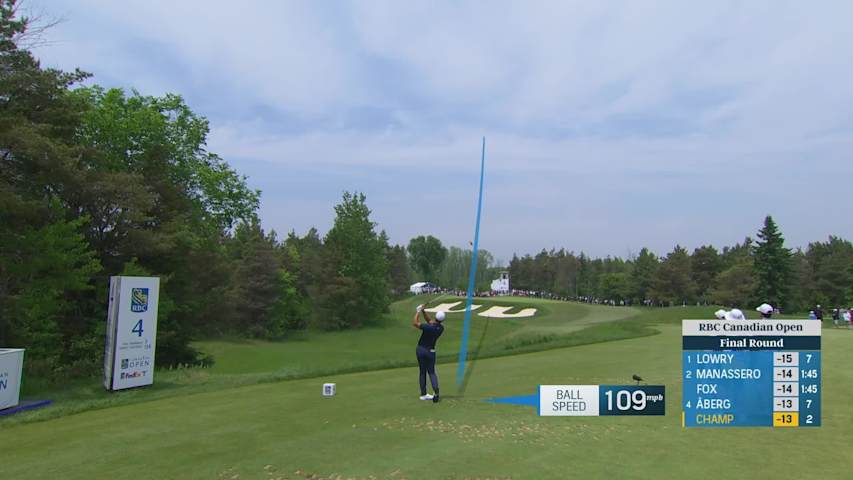 Cameron Champ's excellent tee shot leads to birdie at RBC Canadian